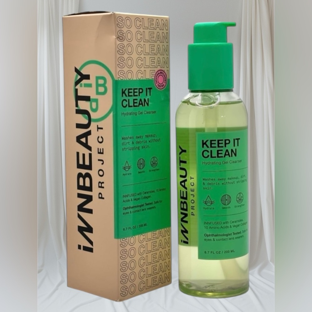 INN BEAUTY PROJECT Keep it Clean Hydrating Gel Cleanser 200ml NIB